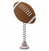 Coolballs Football w/ Stripes Car Antenna Topper / Desktop Bobble Buddy 